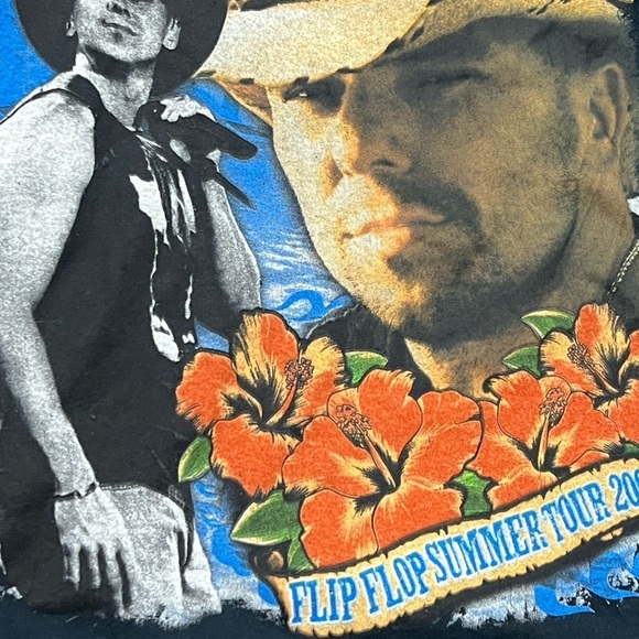 Kenny Chesney 2007 Flip Flop Summer Tour Country Music tour t shirt - Picture 5 of 7